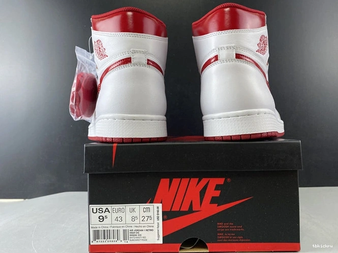 Cheap TBK 555088- Retro Resilient Metallic 3768 Jordan1 Red 1028